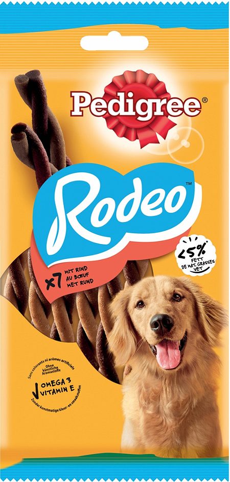 Pedigree Rodeo Hundesnack Rodeo Rind 8 Stück 123 G