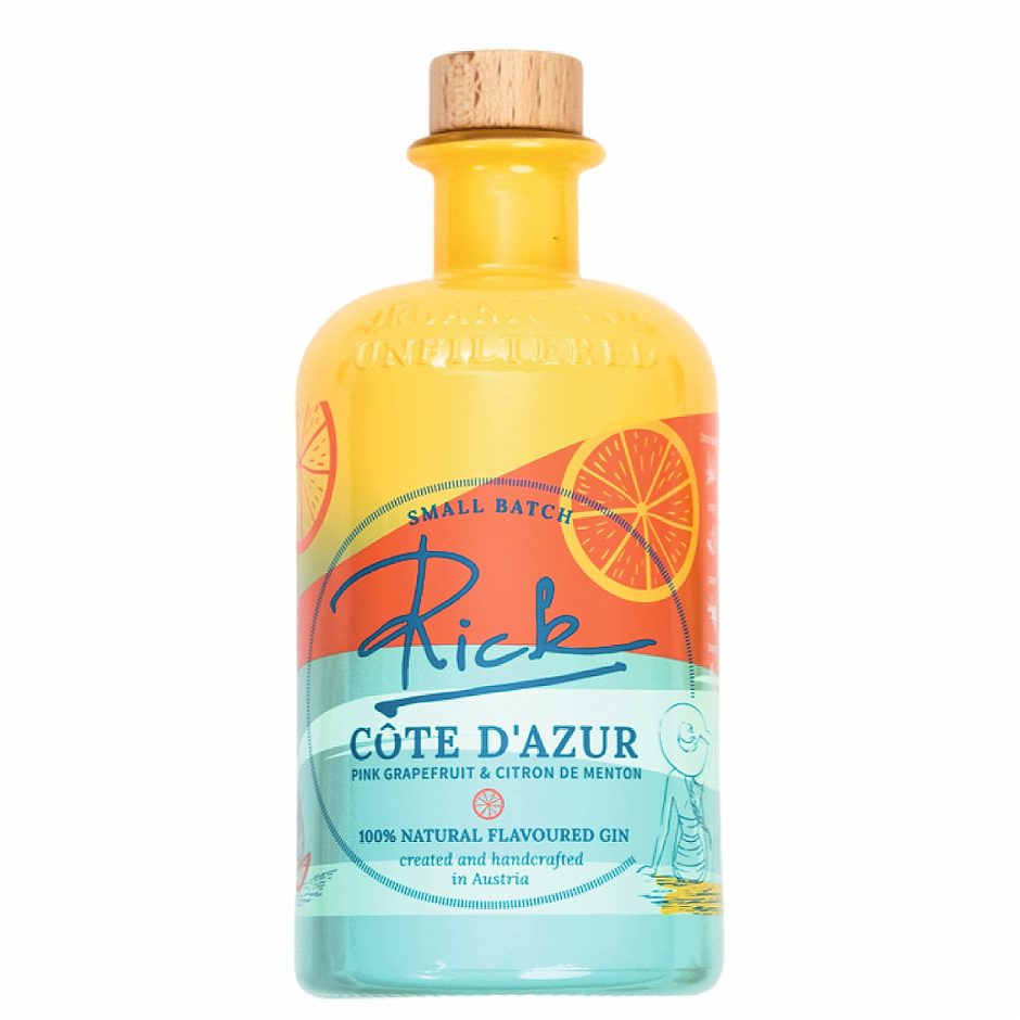 Rick Cote d'Azur Pink Grapefruit & Citron de Menton Gin 0,5 L