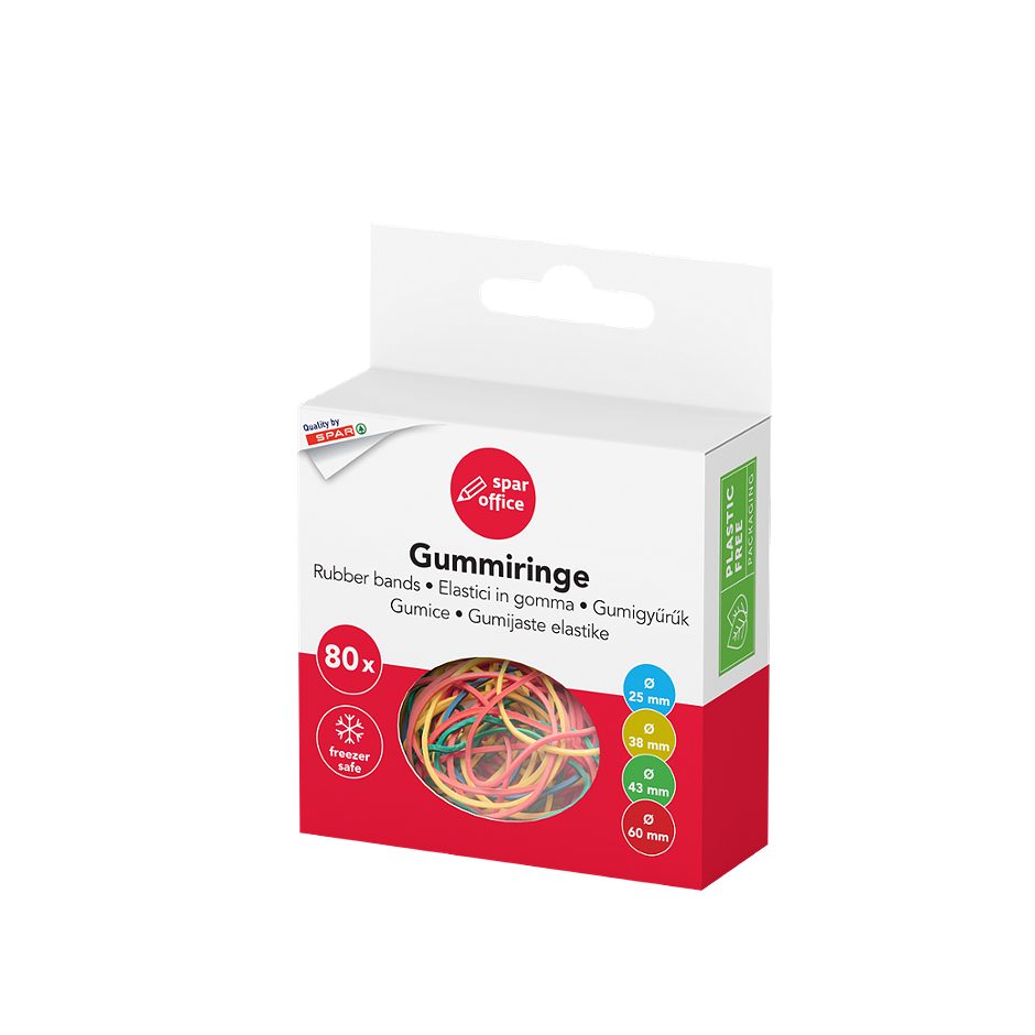 SPAR office Gummiringe bunt 50g