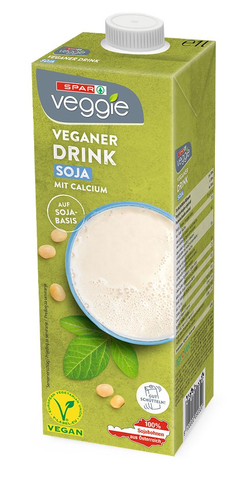 SPAR Veggie veganer Drink Soja Natur 1 L EINWEG ohne Pfand