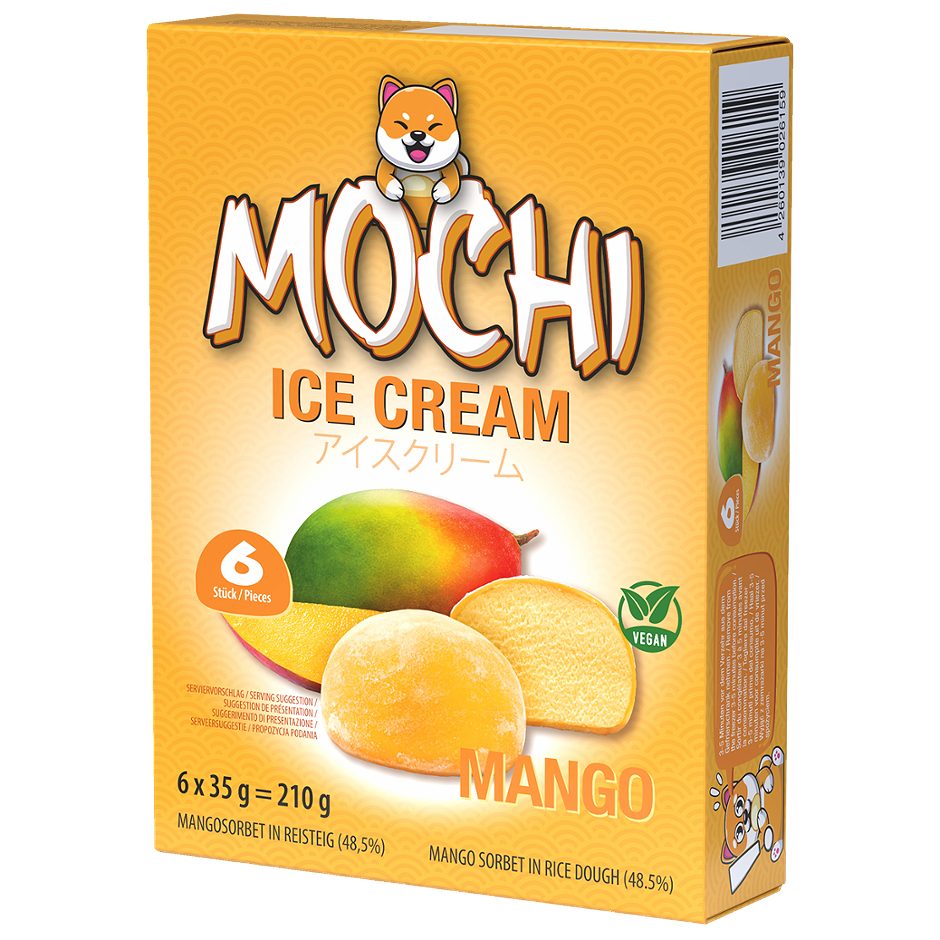 Cristallo Mochi Mangosorbet in Reisteig 6 Stück 210 G