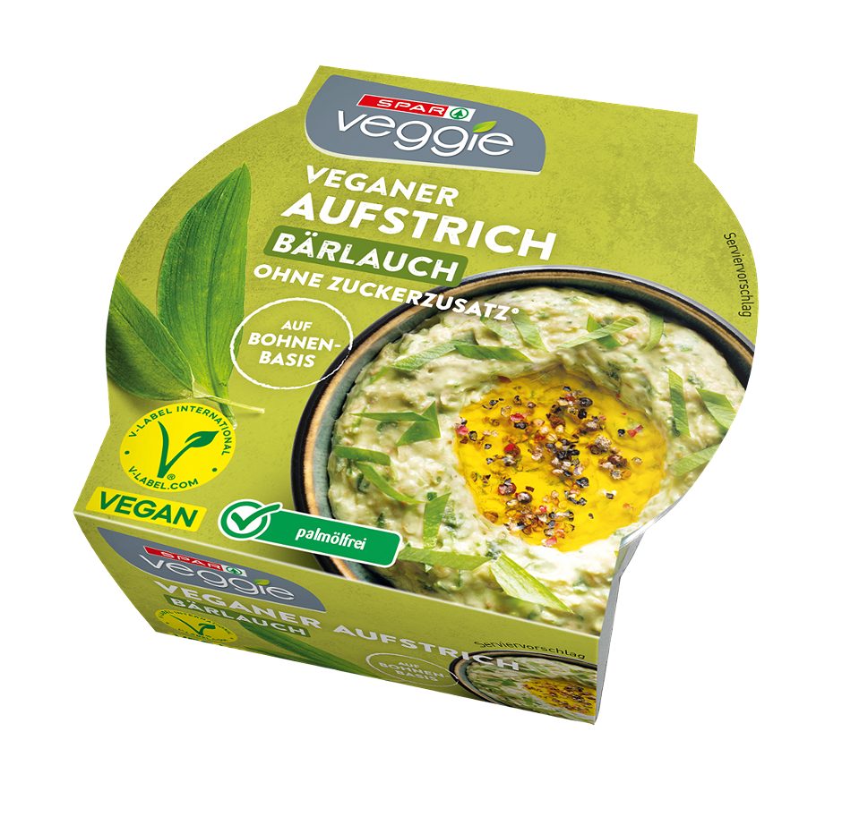 SPAR Veggie veganer Aufstrich Bärlauch 125 G