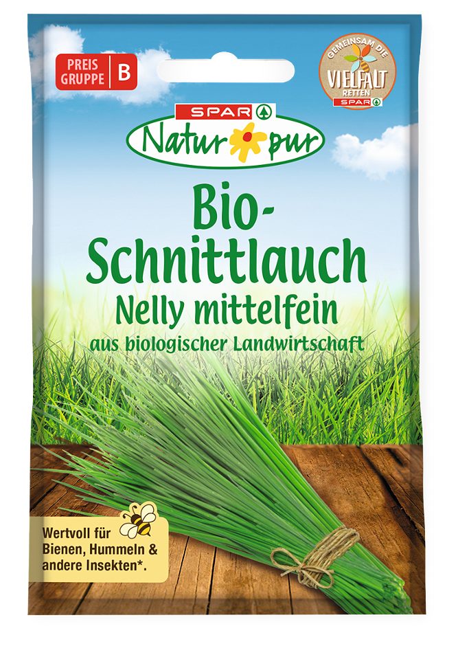 SPAR Natur*pur Saatgut Bio-Schnittlauch Nelly mittelfein