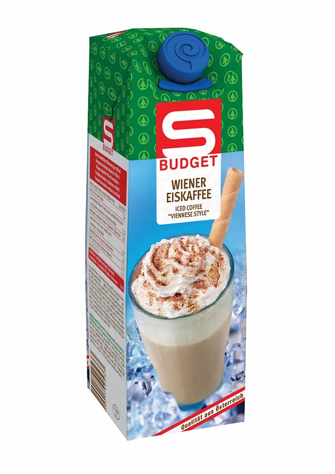 S-BUDGET Wiener Eiskaffee 1 L EINWEG ohne Pfand