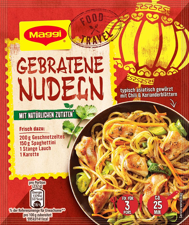 Maggi Food Travel Fix für gebratene Nudeln