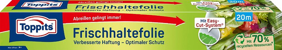 Toppits Frischhaltefolie 32,5 cm 20 Meter