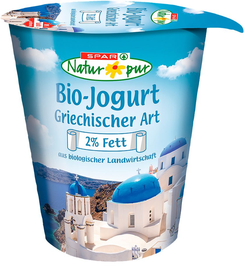 SPAR Natur*pur Bio-Jogurt Griechischer Art 2% Fett 400 G