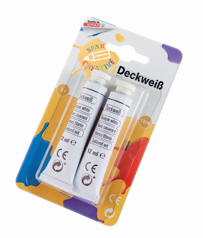 SPAR CREATIVE Deckweiß 2x12 ml