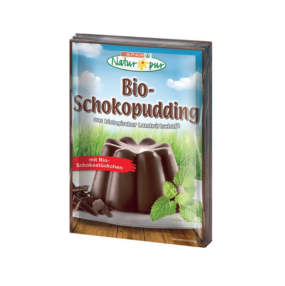 SPAR Natur*pur Bio-Schokopudding 3 x 50g 150 G