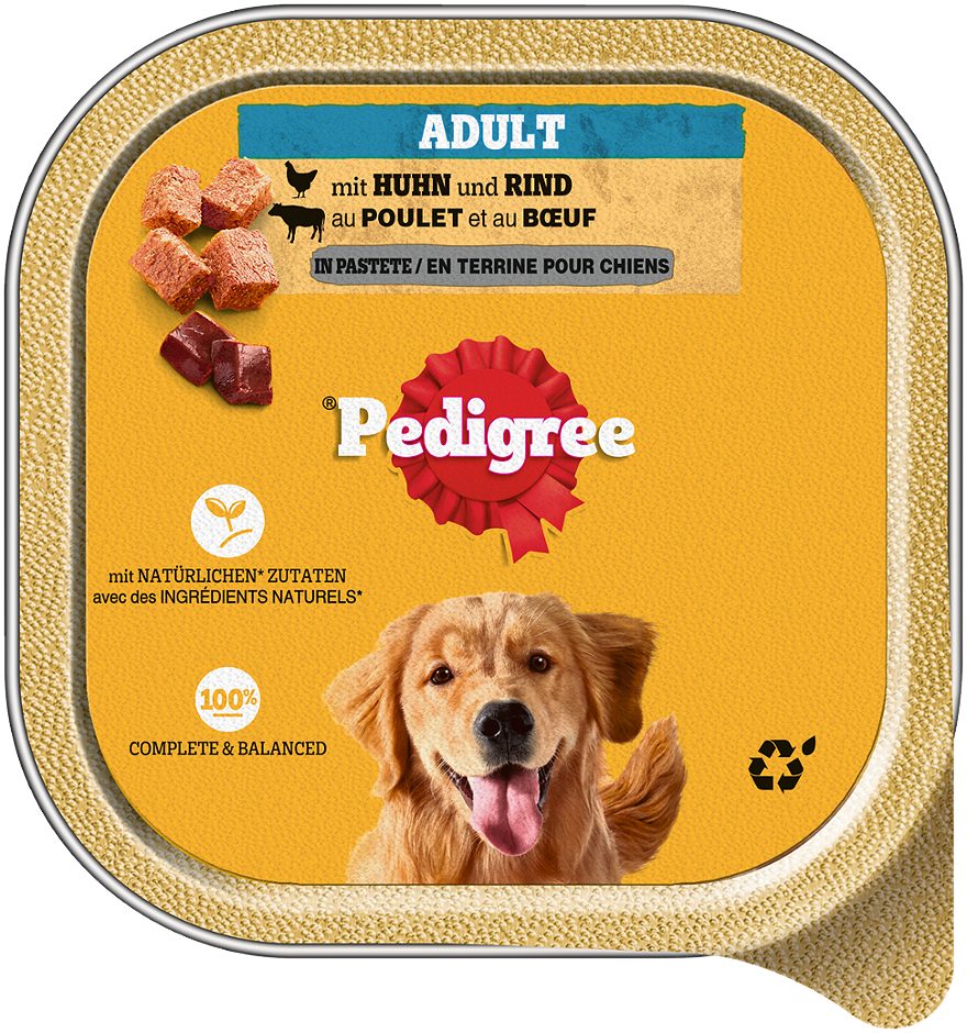 Pedigree Classic Hundenahrung Huhn & Rind 300 G