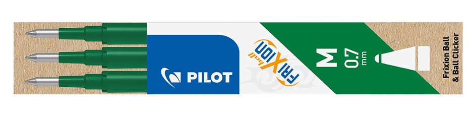Pilot Frixion Minen grün, 0,7mm 3 Stück
