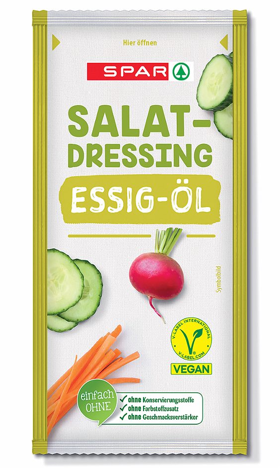 SPAR Salat-Dressing Essig-Öl 75 ML