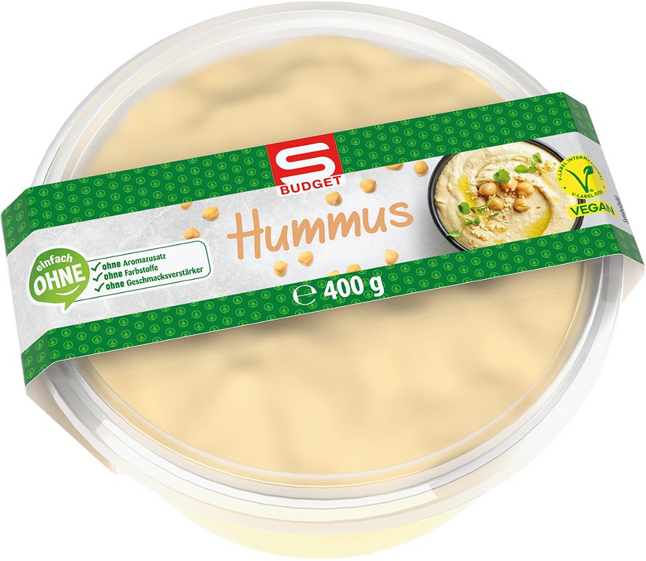 S-BUDGET Hummus 400 G
