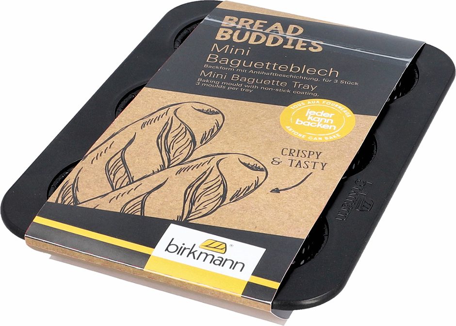 Birkmann BreadBuddies Mini-Baguetteblech 25,5 x 18,5 x 3cm
