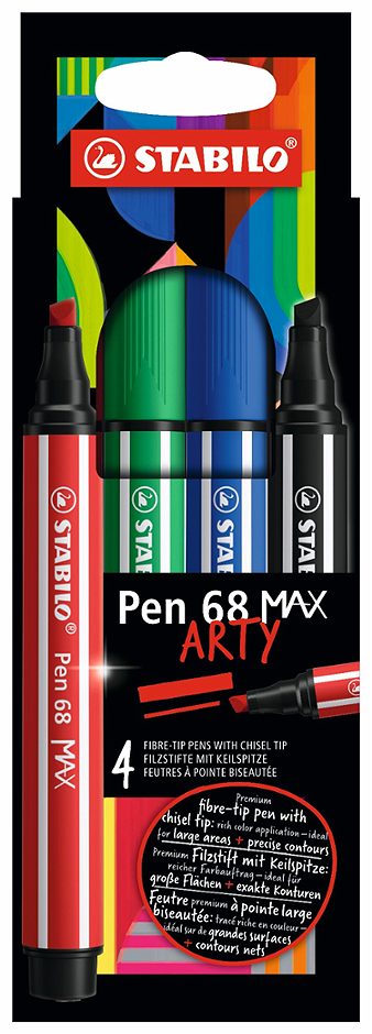 Stabilo Pen 68 Max Arty 4 Stifte