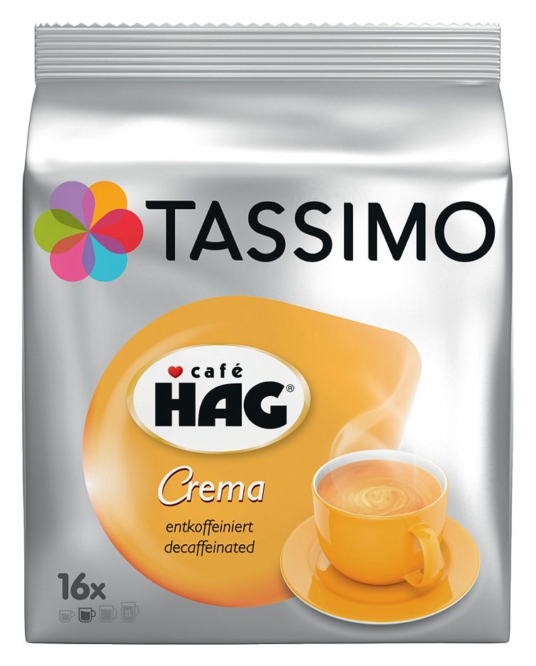 Tassimo Cafe Hag Crema entkoffeiniert 16 Kapseln 16 STK