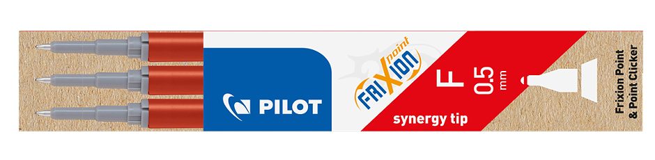 Pilot Frixion Minen rot, 0,5mm 3 Stück
