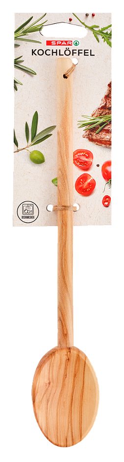 SPAR Kochlöffel rund 30 cm aus Olivenholz K.A