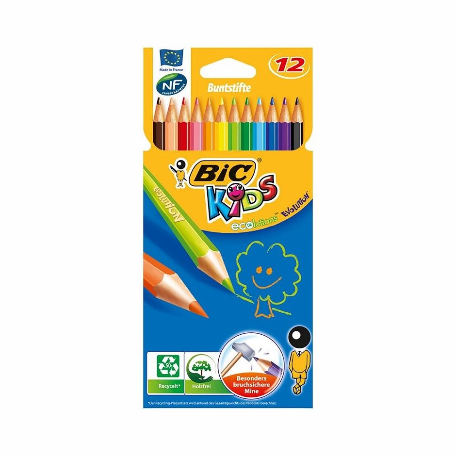 BIC Dreikant-Buntstift Kids 12