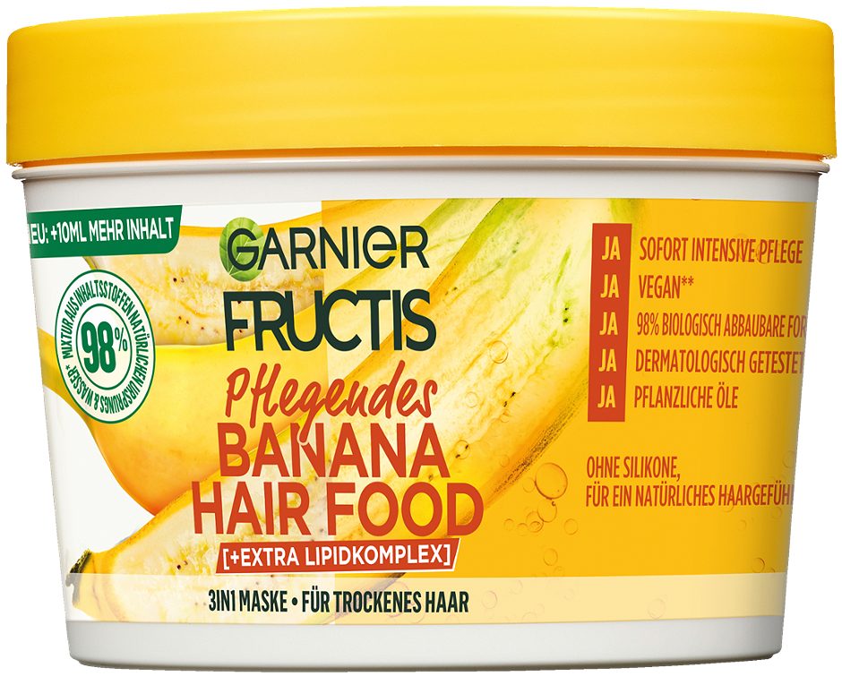 Garnier Fructis 3in1 Maske Banana Hair Food 400ml