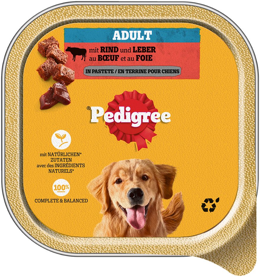 Pedigree Classic Hundenahrung Rind & Leber 300 G