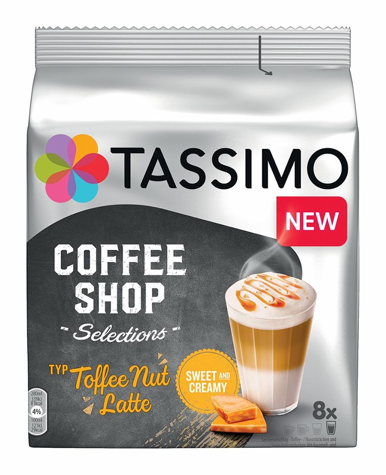 Tassimo Coffee Shop Selections Toffee Nut Latte 8 Kapseln 8 STK