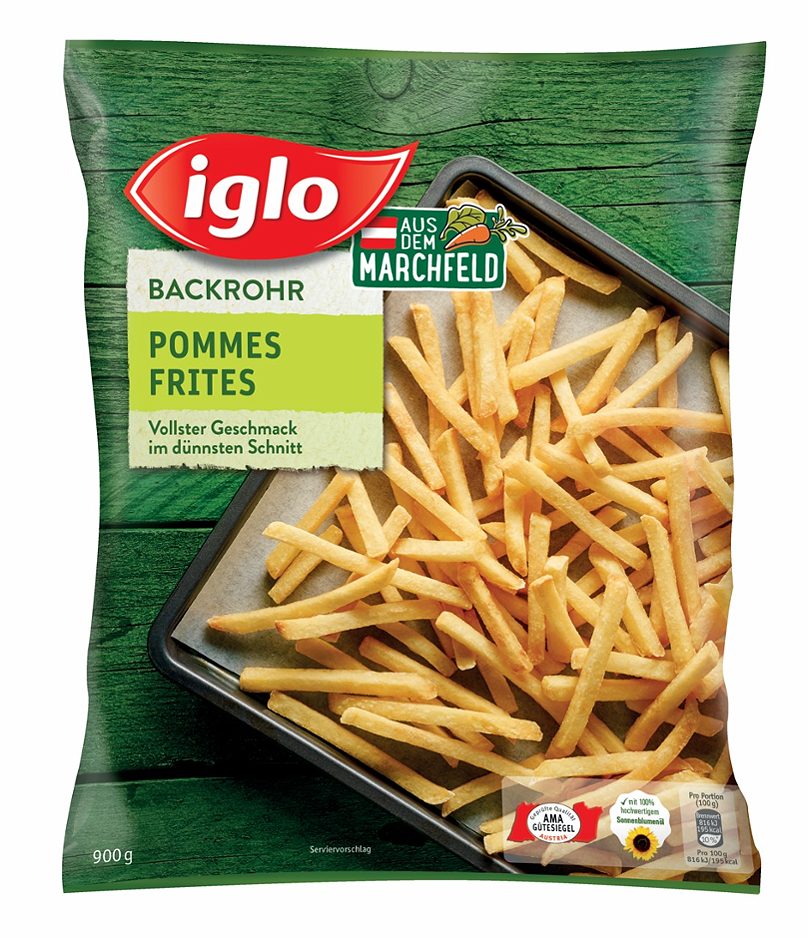 Iglo Backrohr Pommes Frites 900 G