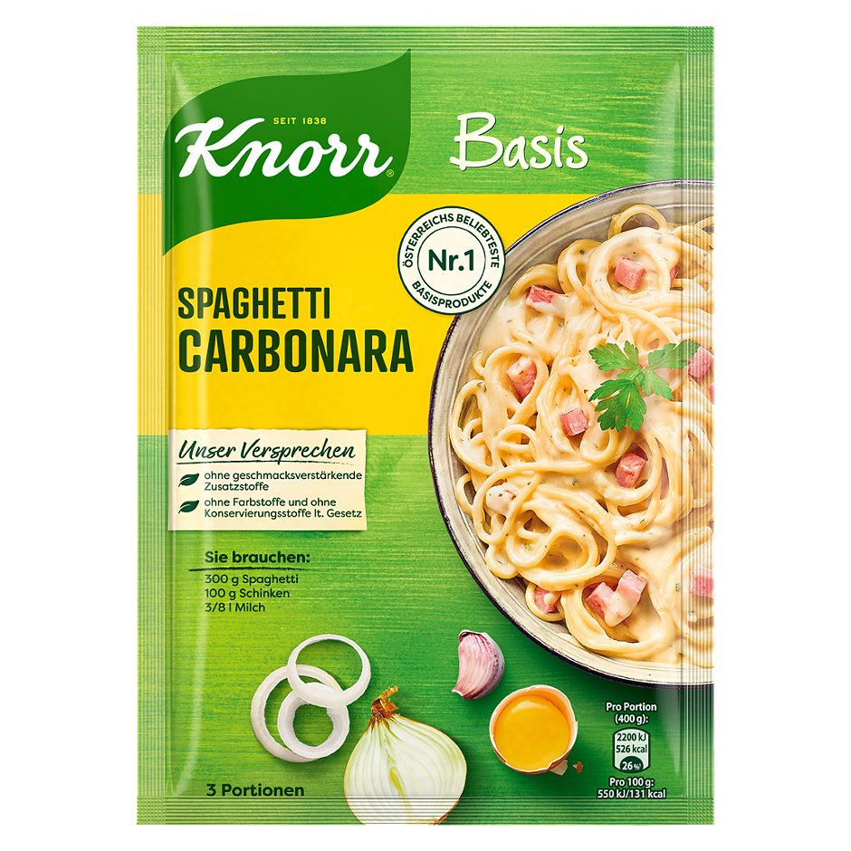 Knorr Basis Spaghetti Carbonara