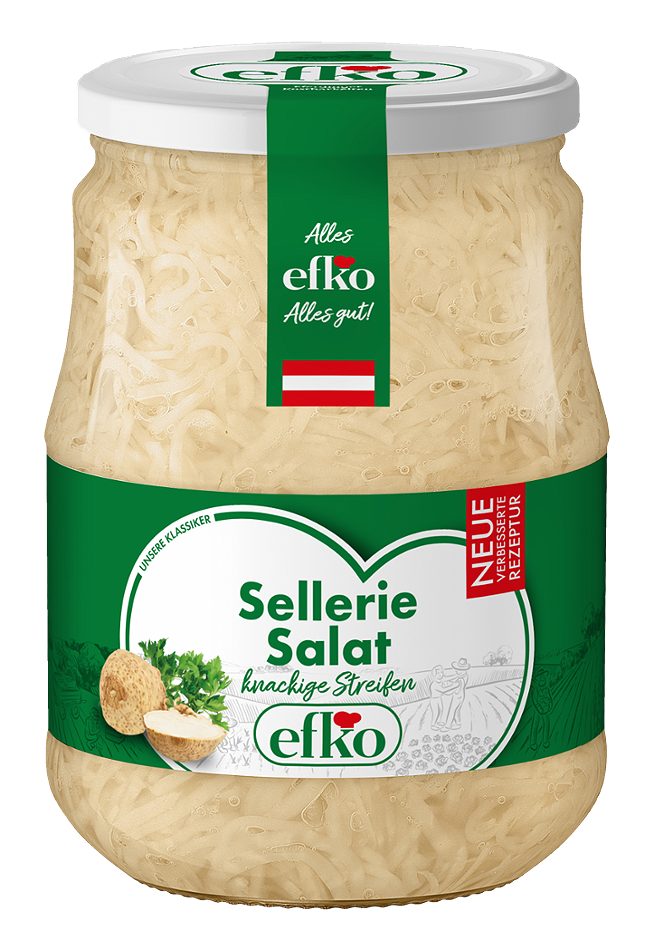 Efko Sellerie Salat in Streifen 670 G