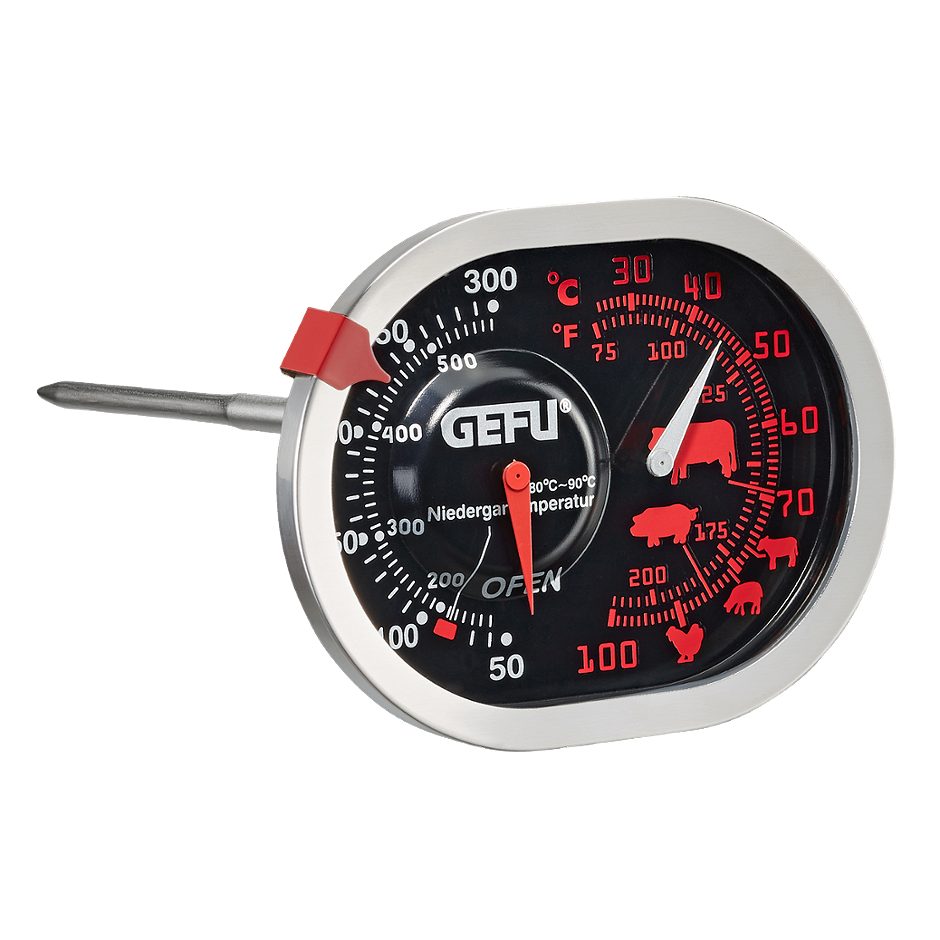 GEFU Braten-, Ofenthermometer Temperaturanzeige Temperaturfühler