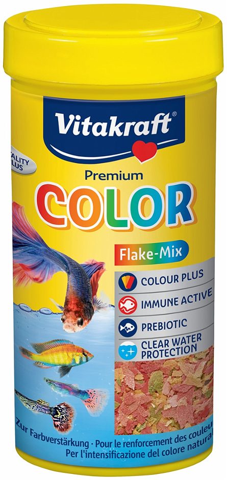 Vitakraft Premium Color Flockenfutter Flake Mix 250 ML