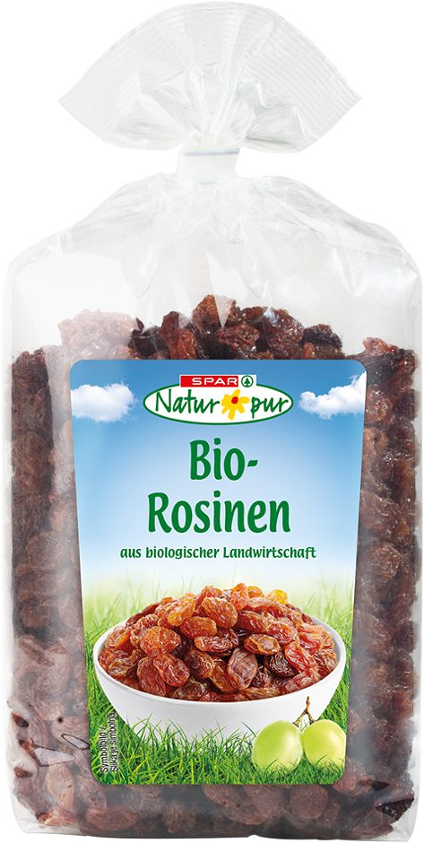 SPAR Natur*pur Bio-Rosinen 500 G