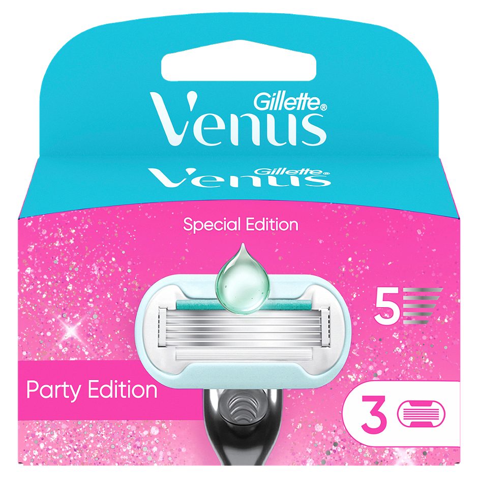 Gillette Venus Ersatzklingen Party Edition 3 Stück