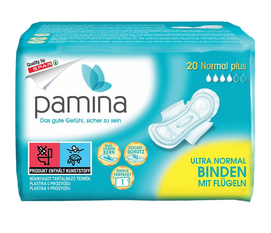 pamina Ultra Normal Binden Normal plus mit Flügeln 20 Stück