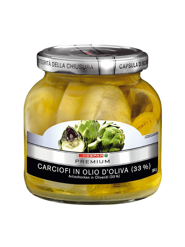 DESPAR PREMIUM Artischocken in Olivenöl 280 G