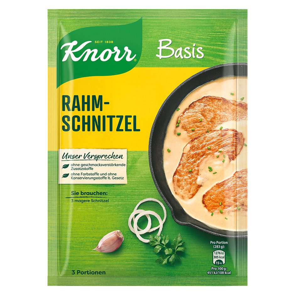 Knorr Basis Rahmschnitzel