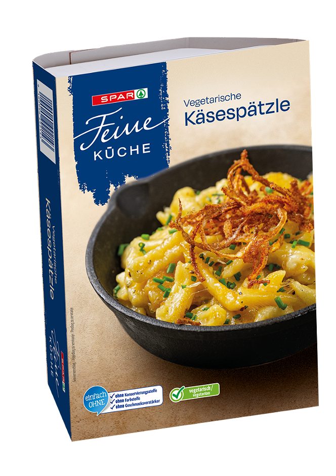 SPAR Feine Küche vegetarische Käsespätzle 330 G