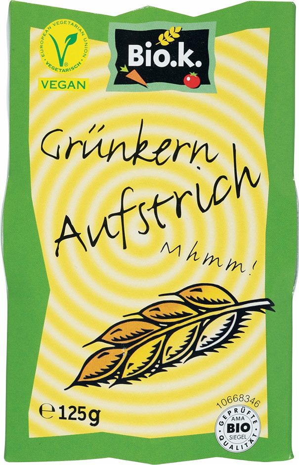 Bio.k. Grünkern Aufstrich Grünkern 125 G