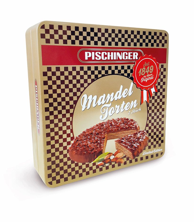 Pischinger Nostalgiedose Mandel Torte 320 G