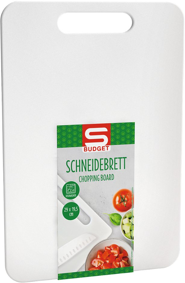 S-BUDGET Schneidbrett 29x19,5x0,5 cm