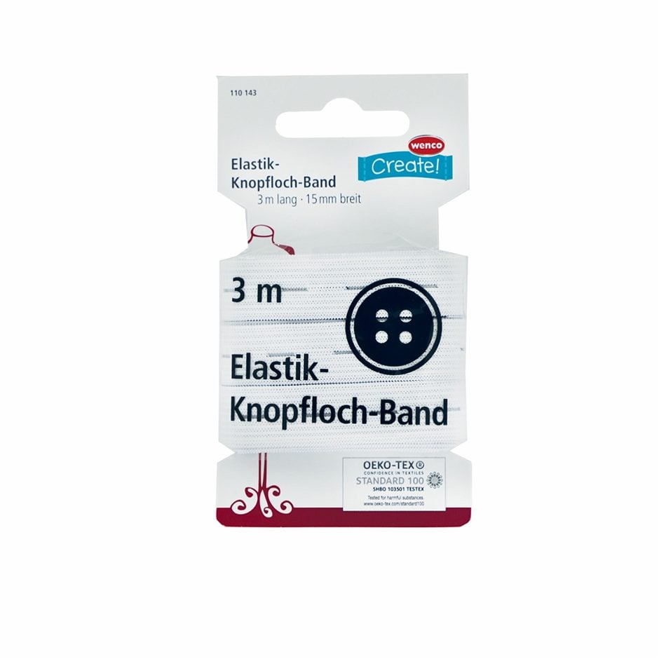 Wenco Knopflochlitze 15mm