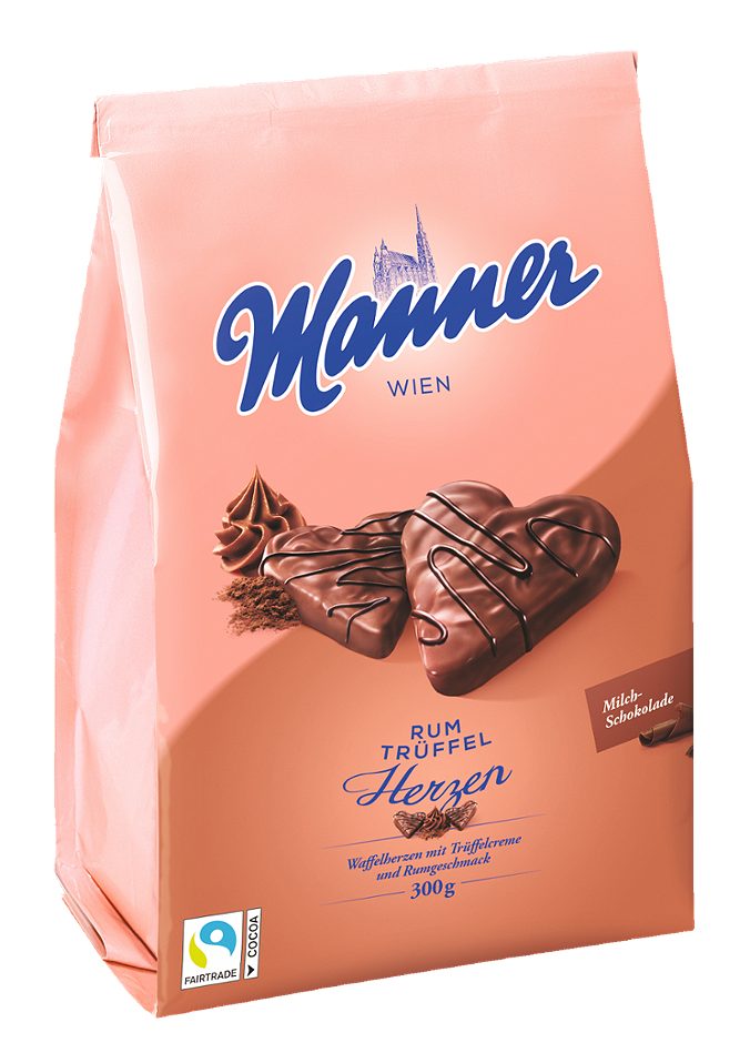 Manner Herzen Rum-Trüffel 300 G