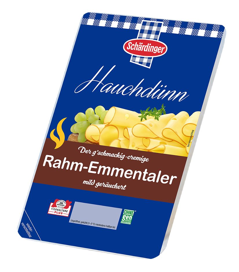 Schärdinger Emmentaler geräuchert in Scheiben 150g 150 G