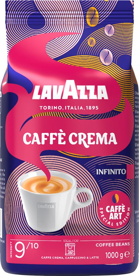 Lavazza Caffe Crema Infinito Art Edition ganze Bohne 1 KG