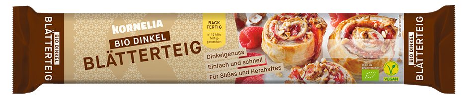 Kornelia Bio Dinkelblätterteig 270 G