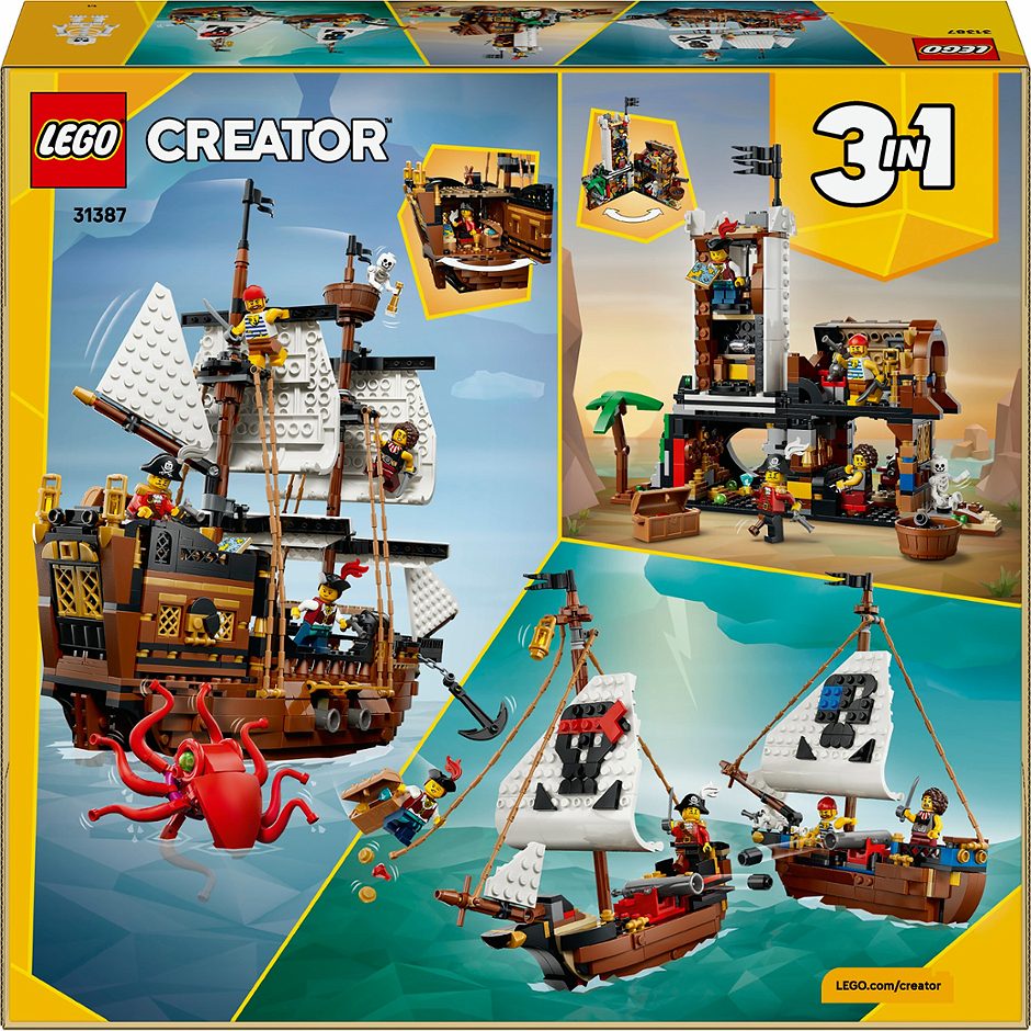 LEGO Creator Legendäres Piratenschiff 31387