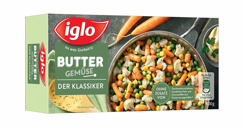 Iglo Buttergemüse Der Klassiker mit Petersilbutter 400 G