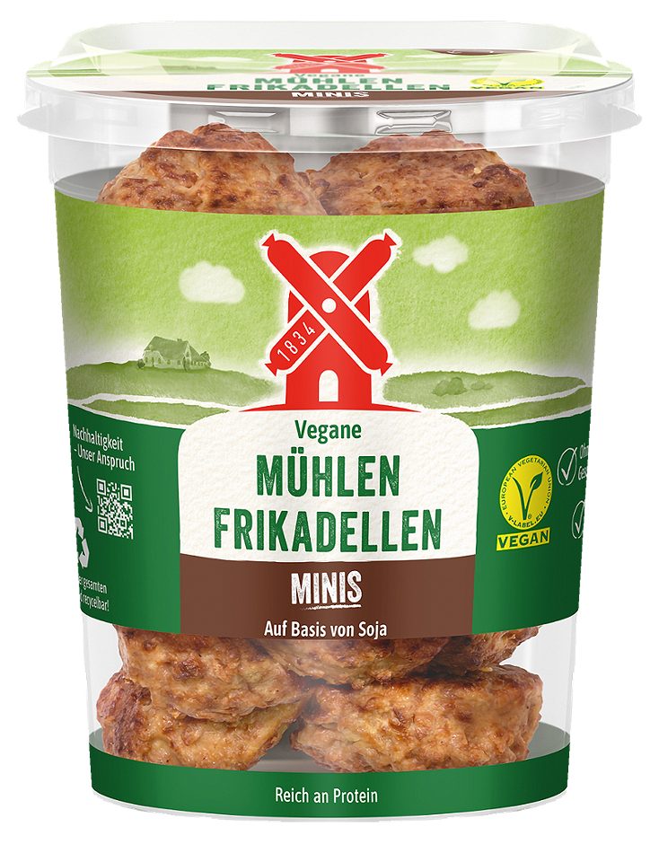 Rügenwalder Veget. Mühlen Frikadellen klassisch Minis 165 G