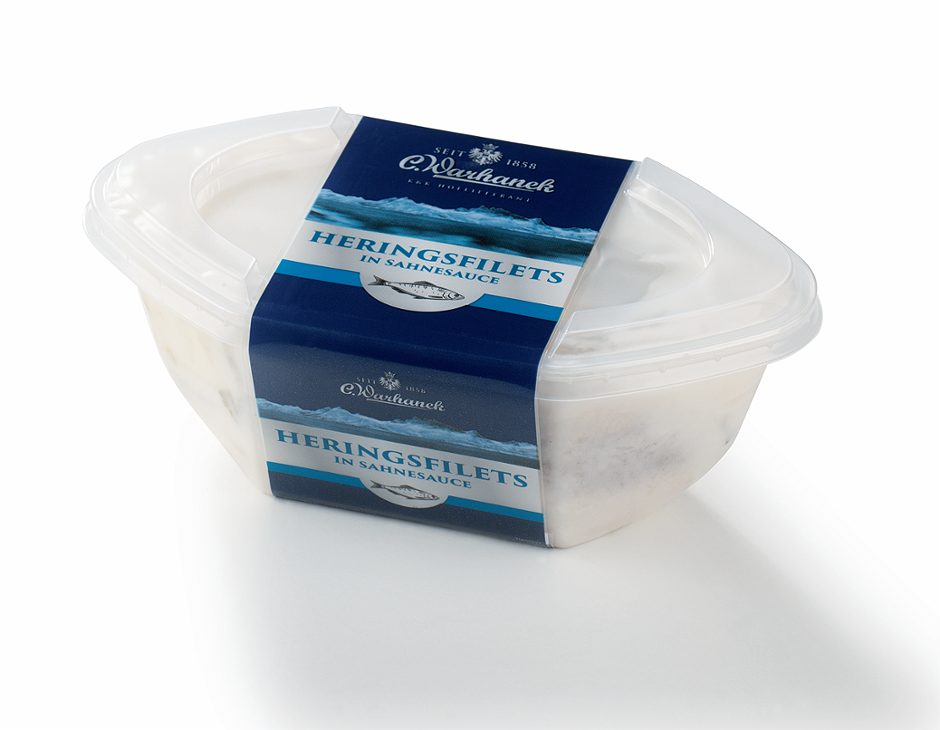 Warhanek Sahne Heringsfilets Äpfel, Zwiebel und Gurken 300 G