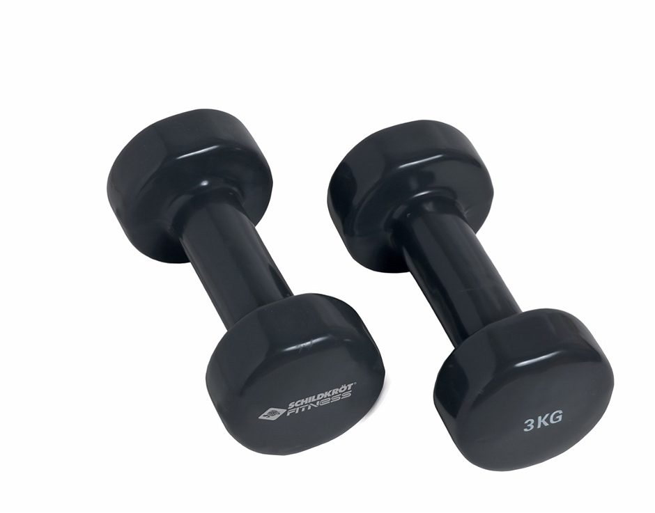 Schildkröt Fitness Vinyl Hanteln 3kg Set